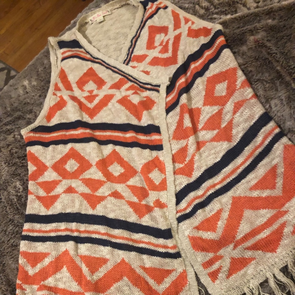 No sleeve cardigan